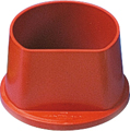 rema® Form casting ring, medium, ø 80.5/96 mm, Height 54.5 mm, red