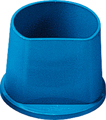rema® Form Muffelring groß, ø 78/96 mm, Höhe 70 mm, blau