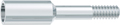 Screw, for temporary abutment, M 1.6, L 13.5 mm