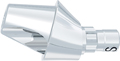 tioLogic® ST AngleFix abutment S, GH 2.5 mm, 18°, incl. AnoTite screw