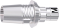 tioLogic® ST CAD/CAM titanium base M, CEREC, Sirona, GH 0.5 mm, incl. AnoTite screw