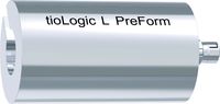 tioLogic® ST CAD/CAM titanium block L, PreForm, incl. AnoTite screw