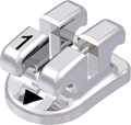 discovery®, Metallbracket, Zahn 41, 0° Torque, 0° Angulation, Standard Edgewise 18