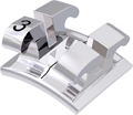 equilibrium® 2, metal bracket, tooth 43, 0° torque, 0° angulation, Standard Edgewise 18