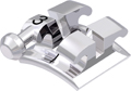 equilibrium® 2, metal bracket with hook, tooth 43, -11° torque, +7° angulation, Roth 18