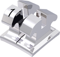 equilibrium® mini, Metallbracket, Zahn 41, -1° Torque, 0° Angulation, Roth 18