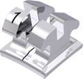 equilibrium® mini, metal bracket, tooth 41, -6° torque, 0° angulation, McLaughlin-Bennett-Trevisi** 18