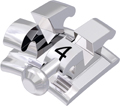 equilibrium® mini, Metallbracket mit Häkchen, Zahn 34, -17° Torque, 0° Angulation, Roth 18