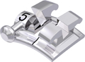 equilibrium® mini, Metallbracket mit Häkchen, Zahn 45, -17° Torque, +2° Angulation, McLaughlin-Bennett-Trevisi** 18