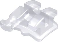 discovery® pearl, bracket en céramique avec crochet, dent 43, torque 0°, angulation +3°, McLaughlin-Bennett-Trevisi** 18