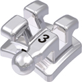 discovery® smart, Metallbracket mit Häkchen, Zahn 33, 0° Torque, +3° Angulation, McLaughlin-Bennett-Trevisi** 18