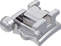 discovery® sl 2.0, self-ligating metal bracket with hook, tooth 43, 0° torque, +3° angulation, McLaughlin-Bennett-Trevisi** 22