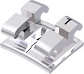 equilibrium® 2, metal bracket, tooth 21, 0° torque, 0° angulation, Standard Edgewise 22