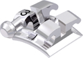 equilibrium® 2, metal bracket with hook, tooth 43, -11° torque, +7° angulation, Roth 22
