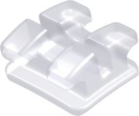 discovery® pearl, bracket en céramique, dent 21, torque +12°, angulation +5°, Roth 22