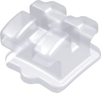 discovery® pearl, bracket en céramique, dent 41, torque -1°, angulation 0°, Roth 22