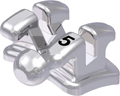 discovery® smart, Metallbracket mit Häkchen, Zahn 35, -22° Torque, 0° Angulation, Roth 22