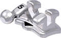 discovery® smart, Metallbracket mit Häkchen, Zahn 45, -22° Torque, 0° Angulation, Roth 22