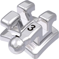 discovery® smart, Metallbracket mit Häkchen, Zahn 33, 0° Torque, +3° Angulation, McLaughlin-Bennett-Trevisi** 22