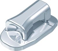 Ortho-Cast, buccal tube DB, single rectangular, tooth 17-16 / 26-27 / 47-46 / 36-37, 0° torque, +6° offset, slot 18