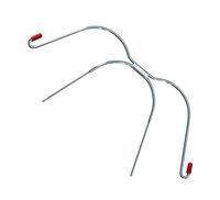 Standard facebow mini, with stop loops 97 mm, red