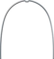 rematitan® LITE ideal arch with dimple, maxilla, narrow form, rectangular 0.46 mm x 0.46 mm / 18 x 18