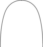 Equire thermo-active, preformed ideal arch, mandible, arch form: American Style, round 0.30 mm / 12
