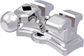 discovery®, Metallbracket mit Häkchen, Zahn 45, -22° Torque, 0° Angulation, Roth 18