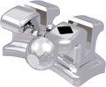 discovery®, Metallbracket mit Häkchen, Zahn 35, -22° Torque, 0° Angulation, Roth 18