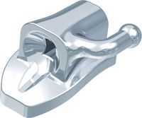 Ortho-Cast M-Series mini, Bukkalröhrchen DB, einfachvierkant, Zahn 37, 0° Torque, 0° Offset, Ricketts® Universal 18