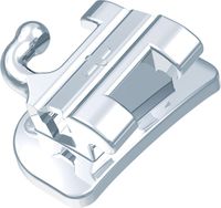 Ortho-Cast M-Series, konvertierbares Bukkalröhrchen, einfachvierkant, Zahn 26-27, -14° Torque, +14° Offset, Roth 22