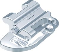 Ortho-Cast M-Series, konvertierbares Bukkalröhrchen, einfachvierkant, Zahn 47-46, -30° Torque, +4° Offset, Roth 22